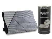 Almohada Simmons Black Intelligent Cervical 70 x 40