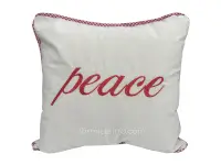 Almohadón Bordado Peace