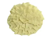 Almohadón con Volado MH Circular 40 Amarillo