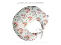 Almohadón Nidito p/amamantar Gabardina Pique 3500