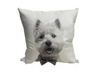 Almohadón Velvet Pet Perro Westie