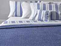 Manta Suplesa Jacquard King - Blue