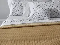 Manta Suplesa Jacquard Twin - Cornstalk