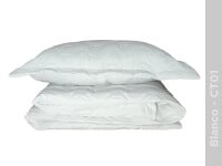 Quilt Cotton Touch VRD Queen - Blanco CT01