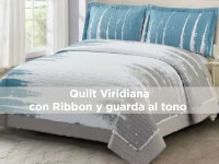 Quilt Viridiana con Ribbon