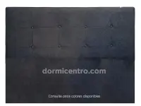 Respaldo Andino Mica - Plomo de 160 x 120 cm