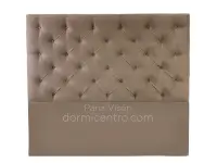 Respaldo Capitone Recto Alto Pana Vison de 160 x 145 cm
