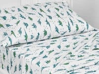 Sábanas Danubio Kids 180 Hilos Paleonto 105 x 200