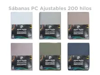 Sábana Ajustable Pierre Cardin Percal 200 hilos King Rosa