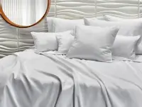 Sábanas Danubio 1000 hilos Algodón Full White