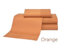 Sábanas Danubio Colors 144 hilos Algodón 1 1/2 pz - Orange
