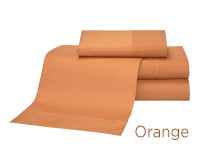Sábanas Danubio Colors 144 hilos Algodón 2 1/2 pz - Orange