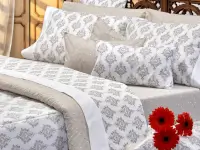 Sábanas Danubio Garden 180 hilos A/P 1 1/2 pz - Madreselva